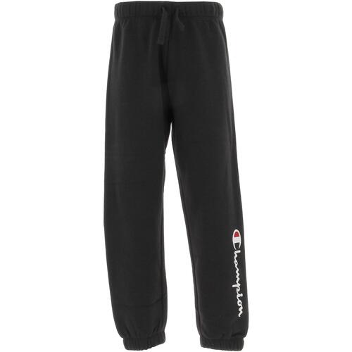 Vêtements Garçon Pantalons de survêtement Champion Elastic cuff pants Noir