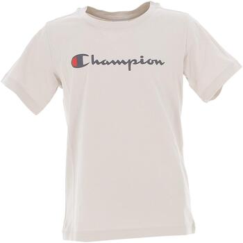 Vêtements Garçon T-shirts manches courtes Champion Crewneck t-shirt Beige