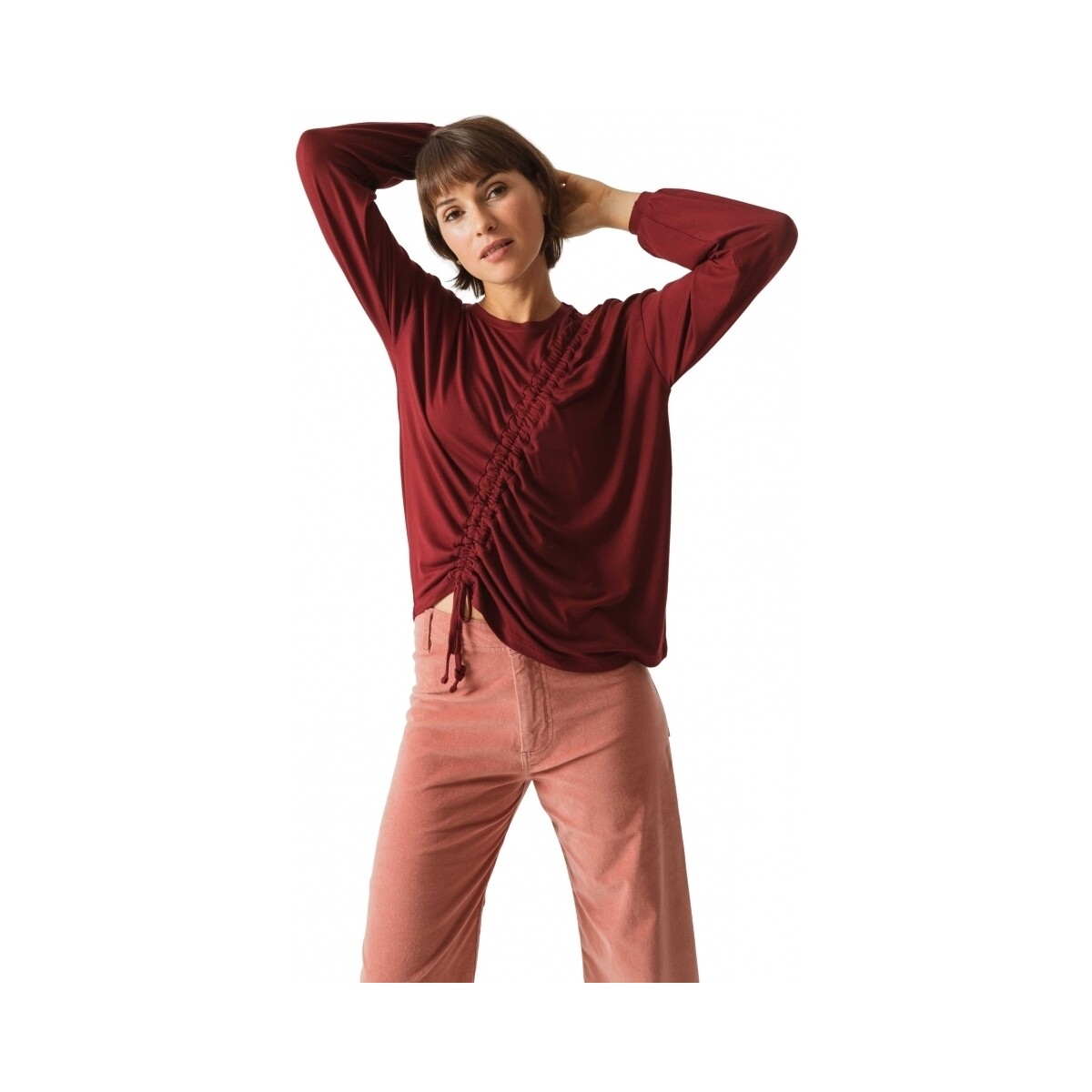 Vêtements Femme Sweats Skfk T-Shirt Bezi - Burgundy Bordeaux
