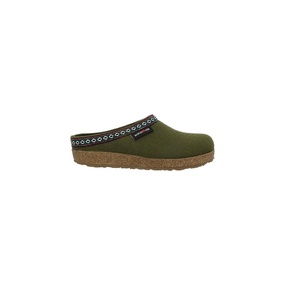 Chaussures Femme Chaussons Haflinger GRIZZLY FRANZL Vert