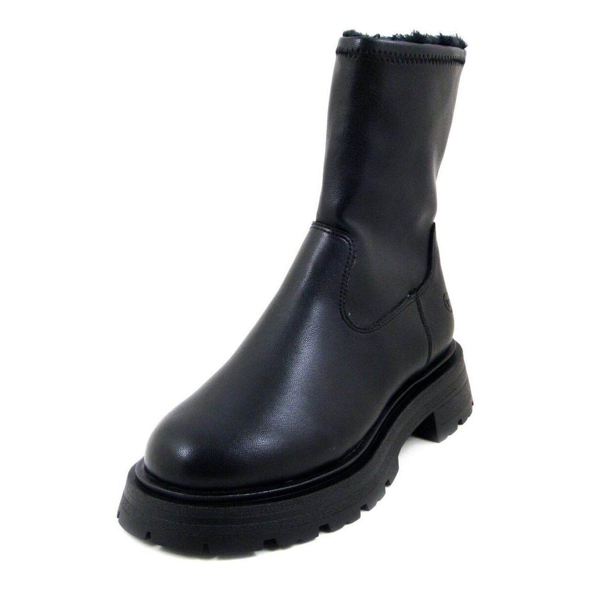 Chaussures Femme Boots Tamaris Femme Chaussures, Bottine, Faux Cuir, Zip - 26818 Noir