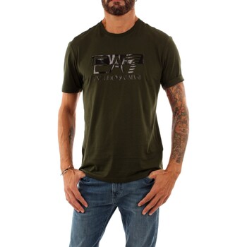 Vêtements Homme T-shirts manches courtes Emporio Armani EA7 6RPT81 Vert