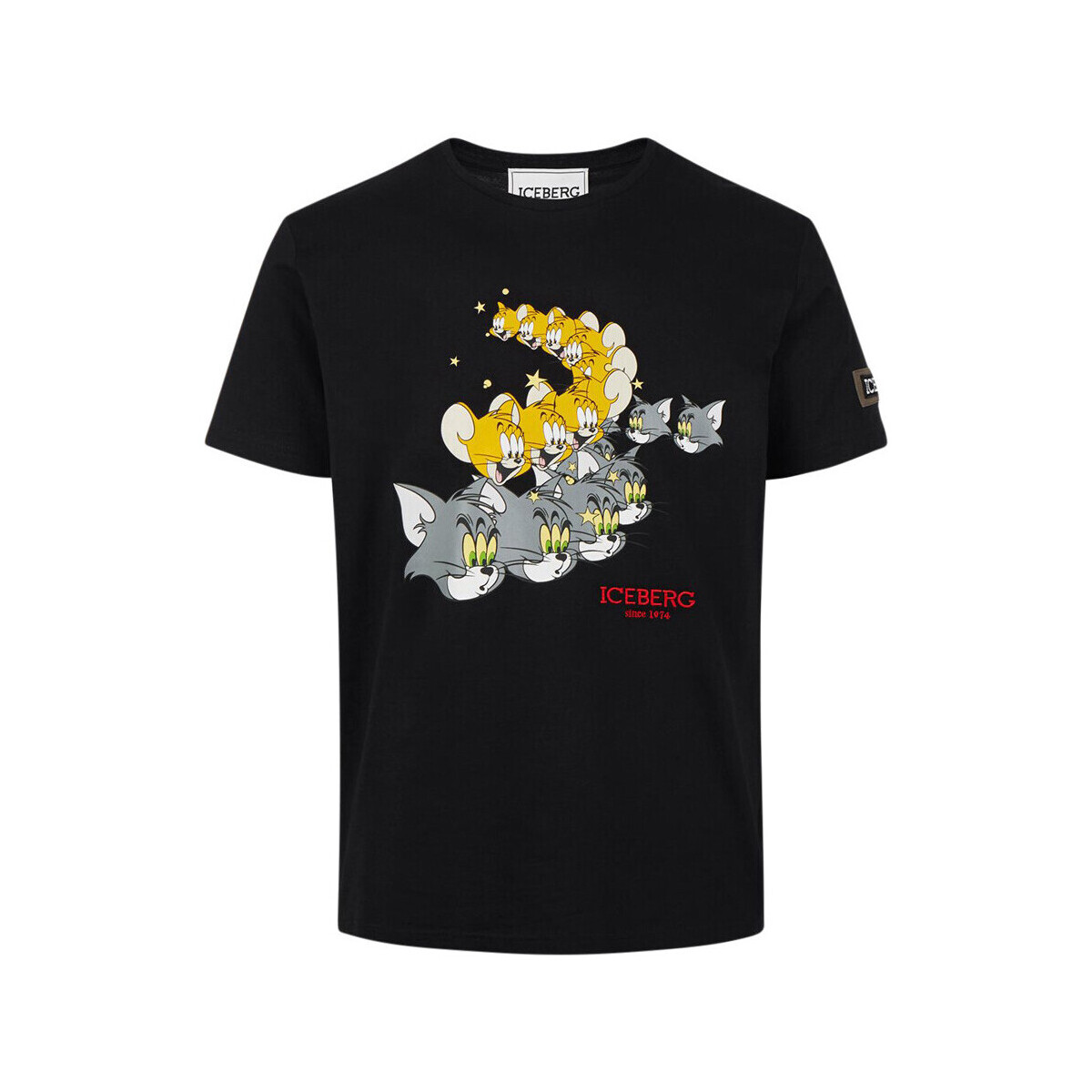 Vêtements Homme T-shirts & Polos Iceberg Tee-Shirt  noir- I1P0F01D 6301 9000 Noir