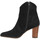 Chaussures Femme Bottines Les Venues 9851 Velours Femme Nero Noir