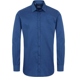 Vêtements Homme T-shirts manches longues D&G Chemise Bleu