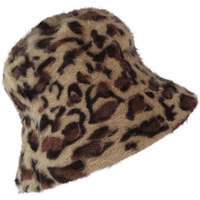 Accessoires textile Femme Chapeaux Chapeau-Tendance Chapeau cloche léopard ALEGRIA Marron
