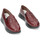 Chaussures Femme Mocassins Wonders MOCASSINS MERVEILLES A2454 Rouge