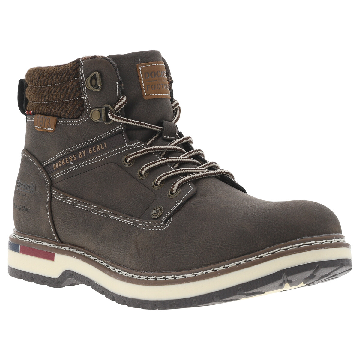 Chaussures Homme Boots Dockers Boots chaudes Marron