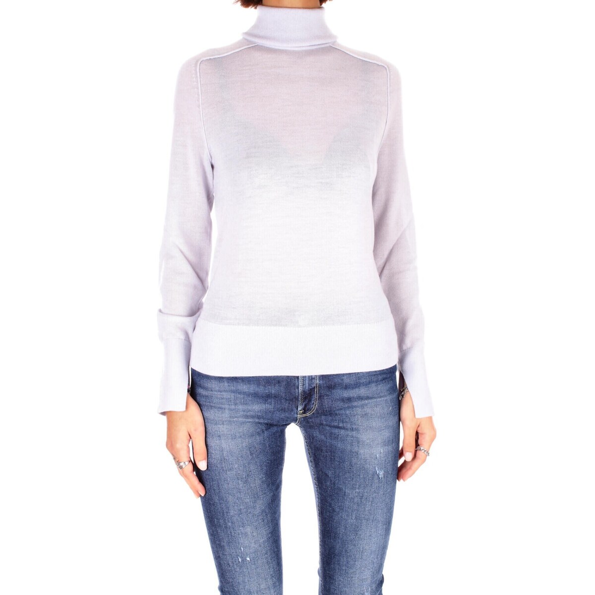 Vêtements Femme Pulls Calvin Klein Svarta mjukisbyxor med logga och streckkod på midjebandet K20K205989 Bleu