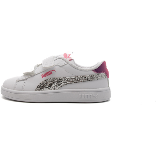 Chaussures Fille Baskets mode ultraride Puma Smash 3.0 L Star Glow V Inf Blanc