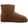 Chaussures Femme Bottes Colors of California Boot Suede Marron