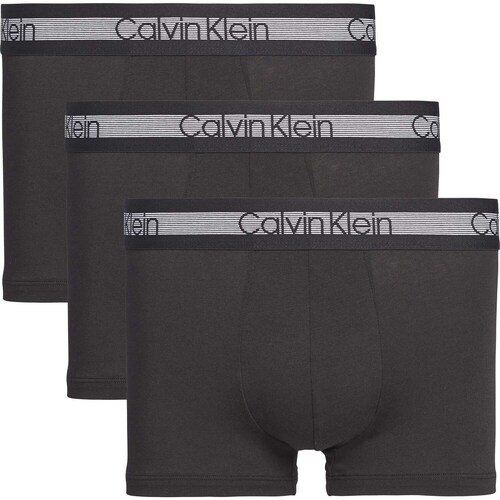 Sous-vêtements Homme Caleçons Calvin Klein Jaqueline Jeans Trunk 3P Noir