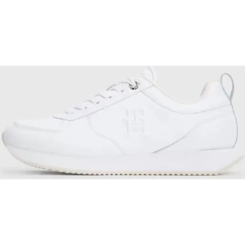 Chaussures Femme Baskets basses Tommy Jeans Label TH Blanc