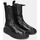 Chaussures Femme Boots Harvey Bata Bottines combat boots Harvey pour femme en Noir