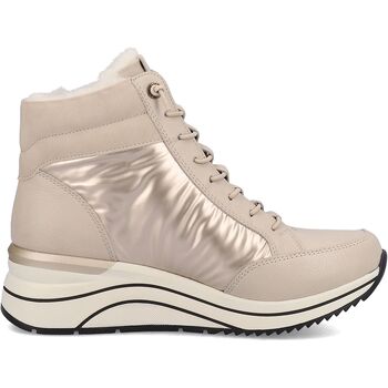 Chaussures Femme Baskets montantes Remonte D0T72 Sneaker Beige