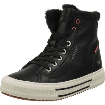 Chaussures Femme Baskets montantes Mustang 1442-601 Sneaker Noir