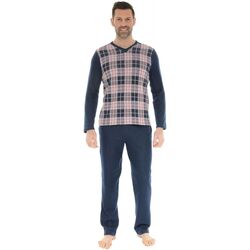 Vêtements Homme Pyjamas / Chemises de nuit Christian Cane PYJAMA. BLEU DAVY Bleu