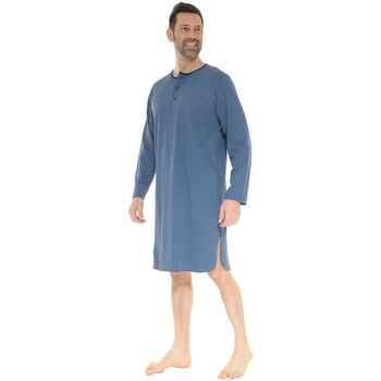 Vêtements Homme Pyjamas / Chemises de nuit Christian Cane CHEMISE DE NUIT BLEU DAMBROISE Bleu