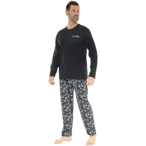 Vêtements Homme Pyjamas / Chemises de nuit Christian Cane DONATIEN Noir
