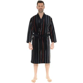Vêtements Homme Pyjamas / Chemises de nuit Christian Cane ROBE DE CHAMBRE NOIR DELE Noir
