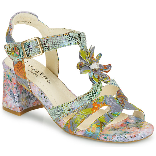 Chaussures Femme Sandales et Nu-pieds Laura Vita  Bleu / Multicolore