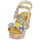 Chaussures Femme Sandales et Nu-pieds Laura Vita  Doré / Multicolore