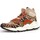 Chaussures Femme Baskets mode Flower Mountain Yamano 3 Mid Gris-Marron Gris