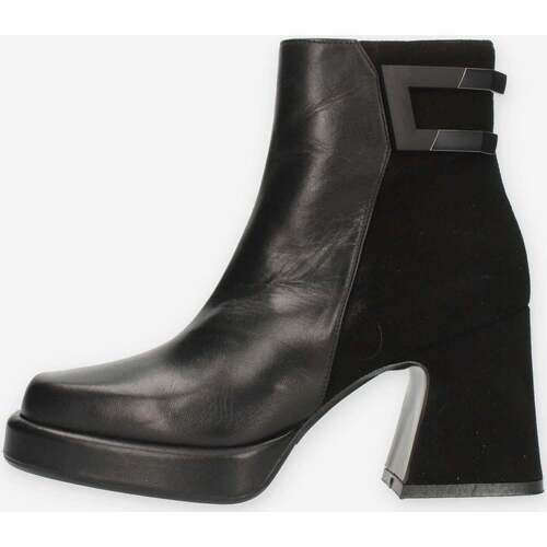 Chaussures Femme Boots Albano 2591-VITELLO-NERO Noir