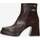 Chaussures Femme Usd Boots Albano 2591-VITELLO-MORO Marron