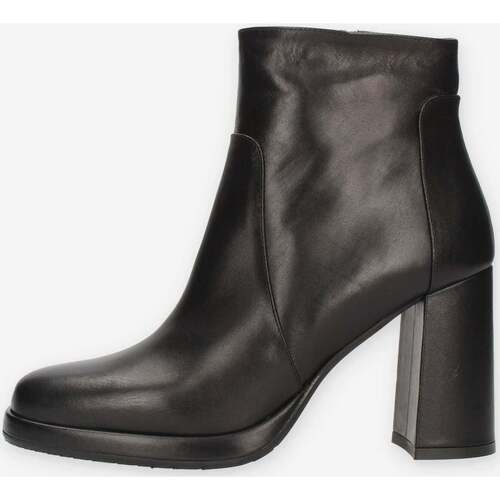 Chaussures Femme Boots Albano 2531-VITELLO-NERO Noir