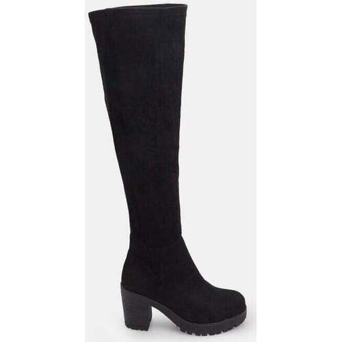 Chaussures Boots Bata Bottes pour femme avec large talon Noir