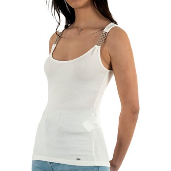 Vêtements Femme Débardeurs / T-shirts sans manche Morgan 231-DUA Blanc
