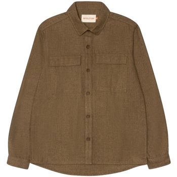 Vêtements Homme Chemises manches longues Revolution Utility Shirt 3953 - Light Brown Marron