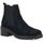 Chaussures Femme Boots Exit Boots cuir velours Marine