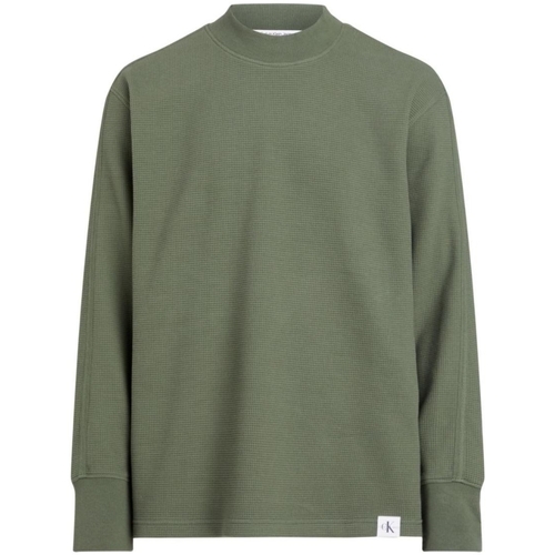 Vêtements Homme T-shirts & Polos Calvin Klein Szare JEANS T shirt manches longues  Ref 61468 Vert Vert