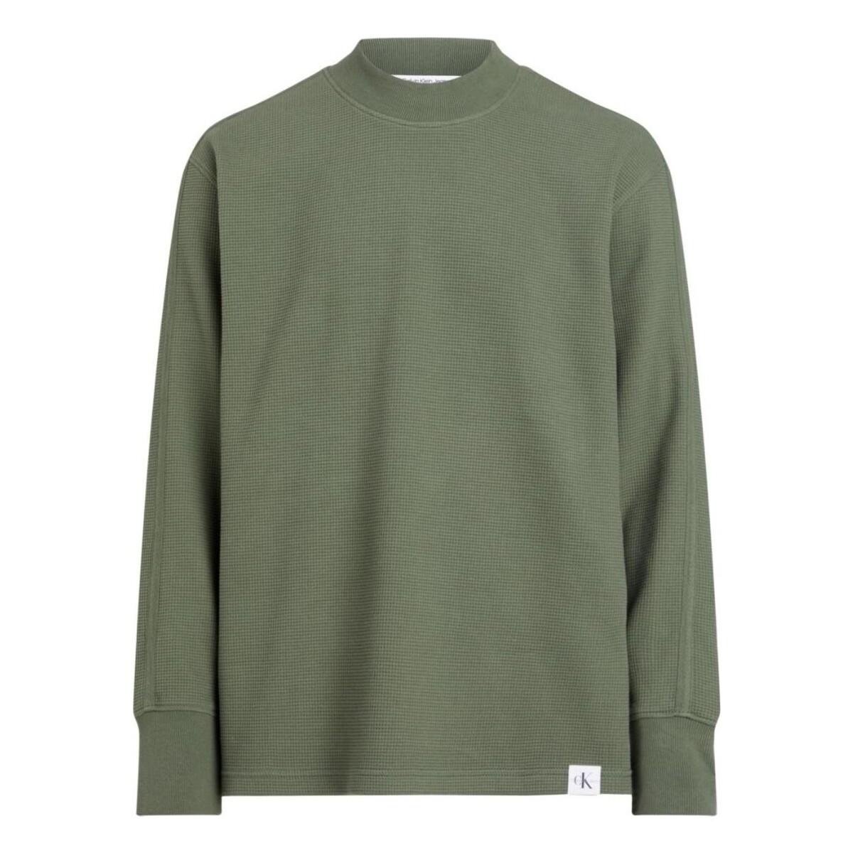 Vêtements Homme T-shirts & Polos Calvin Klein Jeans T shirt manches longues  Ref 61468 Vert Vert