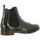 Chaussures Femme Boots Exit Boots cuir croco Kaki