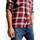 Vêtements Homme Chemises manches longues Tommy Hilfiger Chemise à carreaux  en coton bio Rouge