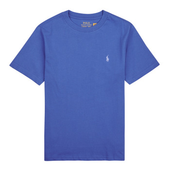Vêtements Enfant T-shirts manches courtes Polo Ralph Lauren SS CN-TOPS-T-SHIRT Bleu / Liberty Blue