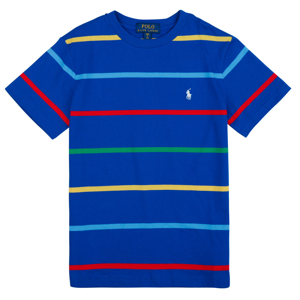 Vêtements Garçon T-shirts manches courtes Hackett Boys Quad Panel Cotton Short Sleeved Polo Shirt SSCNM2-KNIT SHIRTS-T-SHIRT Bleu