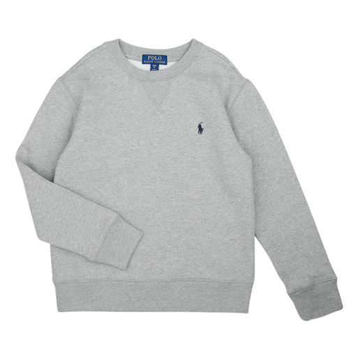Vêtements Enfant Sweats Kids Polo-neck cable-knit jumper White LS CN-TOPS-KNIT Gris