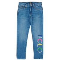 Vêtements Fille Jeans slim Polo Ralph Lauren PAMINASLMBF-JEANS-BOYFRIEND Bleu