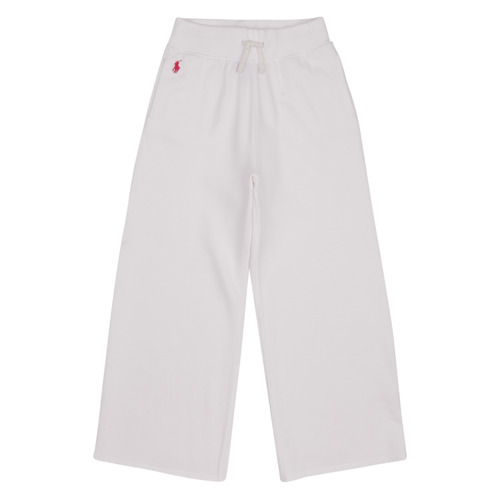 Vêtements Fille Pantalons de survêtement Ss Polo Tee-knit SMLLPPPOPNT-PANTS-ATHLETIC Blanc