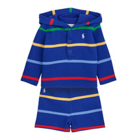 Vêtements Garçon Ensembles retailer Polo Ralph Lauren LS HOOD SET-SETS-SHORT SET Multicolore