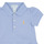 Vêtements Fille Polo Ralph Lauren stripe button-down shirt SS PEPLUM BU-ONE PIECE-SHORTALL Bleu Ciel / Blue Hyacinth