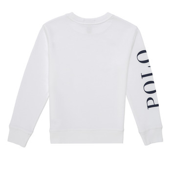 Polo Ralph Lauren LS CN-KNIT SHIRTS-SWEATSHIRT Blanc