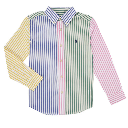 Vêtements Enfant Chemises manches longues Recevez une réduction de LS BD PPC-SHIRTS-SPORT SHIRT Multicolore