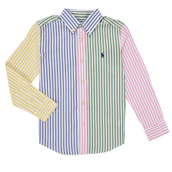 Vêtements Enfant Chemises manches longues Mules / Sabots LS BD PPC-SHIRTS-SPORT SHIRT Multicolore