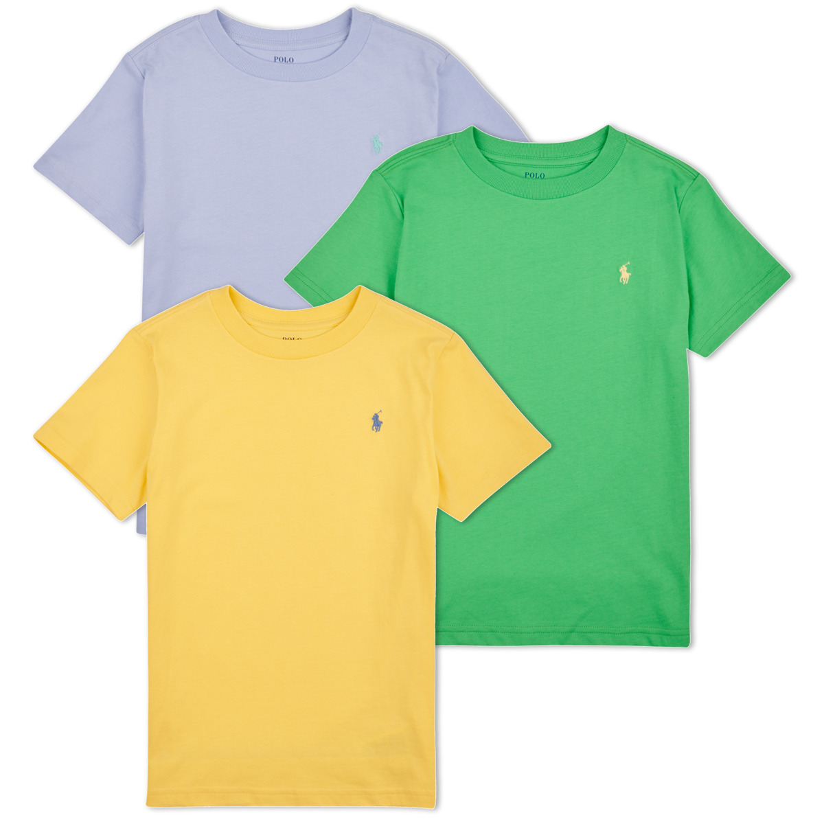 Vêtements Enfant T-shirts manches courtes polo ralph lauren la dodgers bear polo shirt 3PKCNSSTEE-SETS-GIFT BOX SET Multicolore