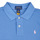 Vêtements Garçon Polos manches courtes Polo Ralph Lauren SMOOTH LEATHER BOWED DR BLT DRS SLIM POLO-TOPS-KNIT Bleu